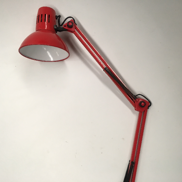 LAMP, Desk Light - Planet style, Red